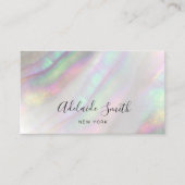 gesimuleerde iriserende schaal visitekaartje (Voorkant)