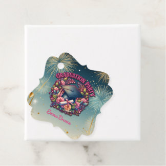 Geslaagd feest Bloemenfeest Bedankjes Labels