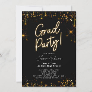 Geslaagd feest Congrats Afbeelding Invitation Kaart