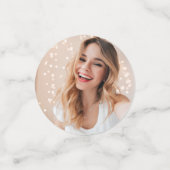 Geslaagd partij Custom Face Photo Confetti (Kleine voorkant)