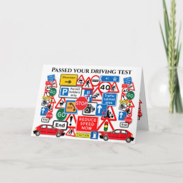 Geslaagd voor je rijexamen ~ Gefeliciteerd! Kaart