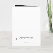 Geslaagde boekhoudkundige examens Accountant Gefel Kaart (Achterkant)