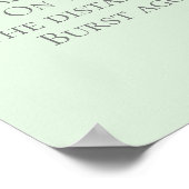 Geslaagde Vertelde het Gedicht Mint & Wit van het  Poster (Hoek)