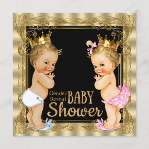 Geslacht bekendmaken van prins of prinses baby sho kaart