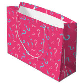 Geslacht Fuchsia Gift Bag Groot Cadeauzakje (Achterkant Gekanteld)