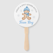 Geslacht Gingerbread onthult stemmen Handwaaier (Achterkant)