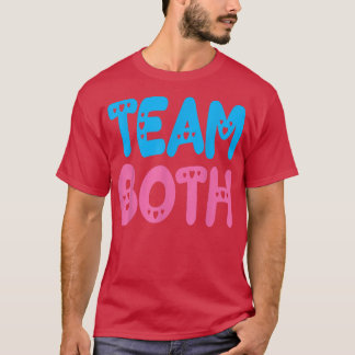 Geslacht laat zien dat het team van beide baby fam t-shirt