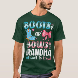 Geslacht met oma's en bogen onthullen Baby shower  T-shirt