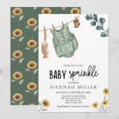 Geslacht Neutraal Boho | Baby Sprinkle Kaart (Voorkant / Achterkant)