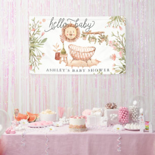 Geslacht Neutraal   Boho Welkom Banner voor Baby S