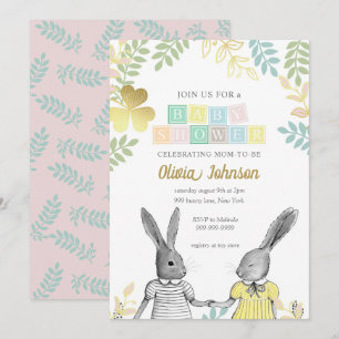 Geslacht neutraal groots Baby shower Kaart