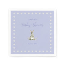 Geslacht neutrale babyshower papieren servetjes