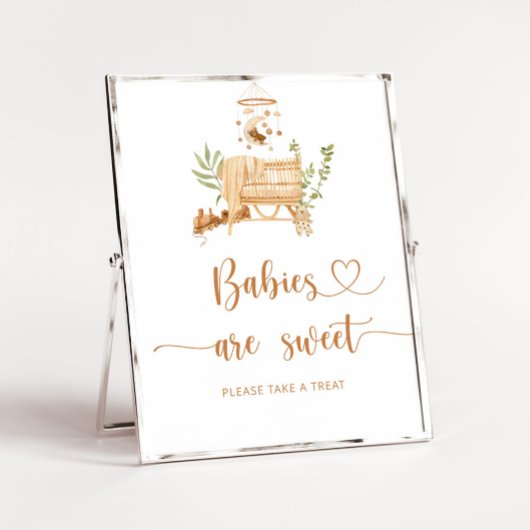 Geslacht neutrale boho kinderkamer Baby's zijn zoe Poster