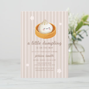 Geslacht Neutrale Streep Aziatische Dumpling Baby Kaart