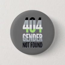 Geslacht Niet gevonden Agender Pride Button