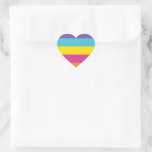 Geslacht Nonbinary Pride Hart Sticker (Tas)