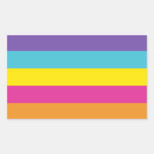 Geslacht Nonbinary Pride Rechthoekige Sticker