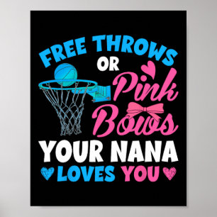 Geslacht Onthul gratis gooien of roze strikken Nan Poster