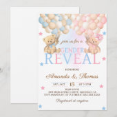 Geslacht onthullen Beer thema Kaart (Voorkant / Achterkant)