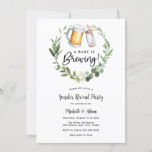 Geslacht onthullen Bier en Luiers Kaart