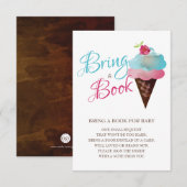 Geslacht onthullen boek voor Baby invoegen Kaart (Voorkant / Achterkant)