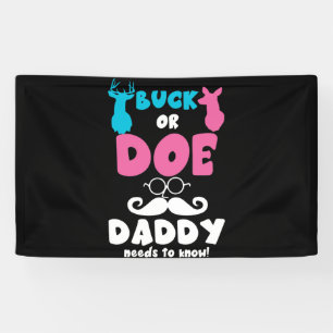 Geslacht onthullen Bok of Hinde Papa Matching Baby Spandoek