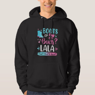 Geslacht onthullen Boots of Bows Lala Matching Bab Hoodie