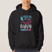 Geslacht onthullen Boots of Bows Pappy Matching Ba Hoodie (Voorkant)