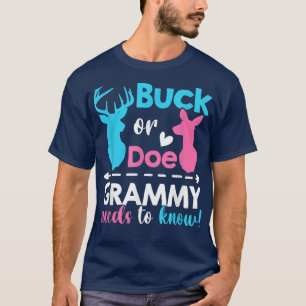 Geslacht onthullen buck of doe Grammy moet mat wet T-shirt
