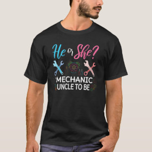 Geslacht onthullen dat hij of zij een mechanische  t-shirt