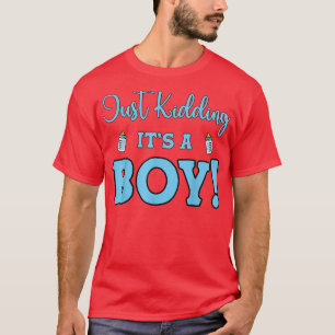 Geslacht onthullen, gewoon weten dat het een Jonge T-shirt