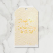 Geslacht onthullen gunsttags cadeaulabels (Voorkant)