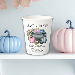 Geslacht onthullen, Halloween-baby is in aantocht Papieren Bekers