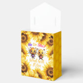 Geslacht onthullen hij of zij wat het honingraat z bedankdoosjes (Geopend)