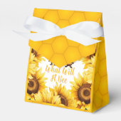 Geslacht onthullen hij of zij wat het honingraat z bedankdoosjes (Voorkant Zijde)