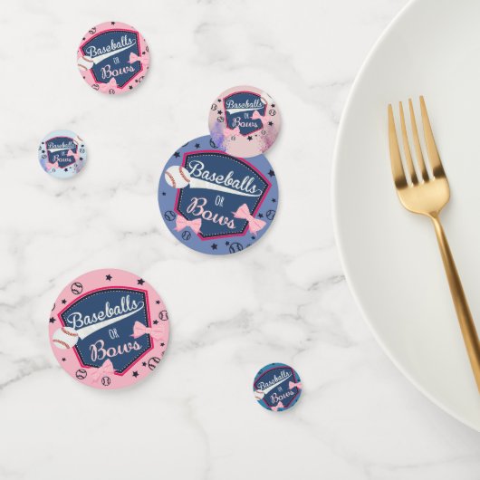 Geslacht onthullen honkbal of bogen confetti (Groep)