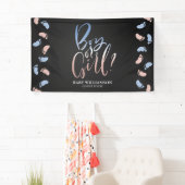 Geslacht onthullen nachtelijke donkere banner (Insitu)