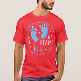 Geslacht onthullen partijteam Jongen Baby koninkli T-shirt