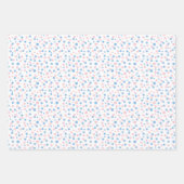 Geslacht onthullen poka-punten in papierbladen inpakpapier vel (Voorkant 3)