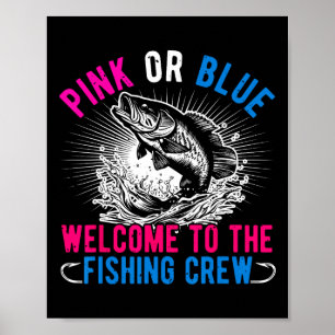 Geslacht onthullen roze of blauw welkom in de Gevi Poster