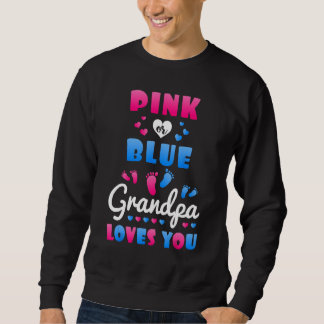 Geslacht onthullen Shirt voor opa Grootouder Love 
