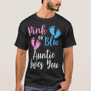 Geslacht onthullen tante Shirt roze of blauw tante
