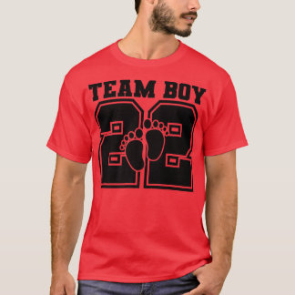 Geslacht onthullen Team Boy 2022 Matching Baby Par T-shirt