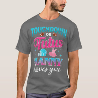 Geslacht onthullen Touchdown of Tutus Nanny Matkin T-shirt