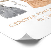 Geslacht onthulling Feest, Hij of Zij, Welkom, Bab Poster (Hoek)