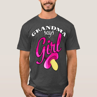 Geslacht onthulling grootma Says Girl Future oma T-shirt