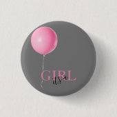 Geslacht onthult een meisje Button (Voorkant)