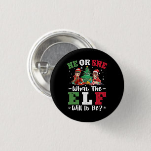 Geslacht onthult hij of zij wat de elf zal zijn ronde button 3,2 cm