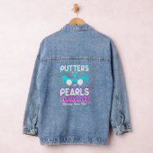 Geslacht onthult putter of pasteit mama houdt van  denim jacket (Hangar)