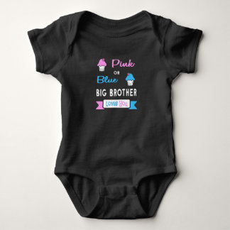 Geslacht onthult roze of blauw Big Brother houdt v Romper